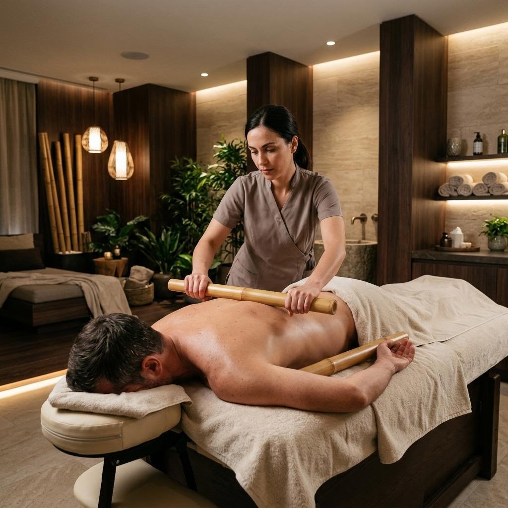 bamboo massage therapy at Relax Body Spa Bellandur