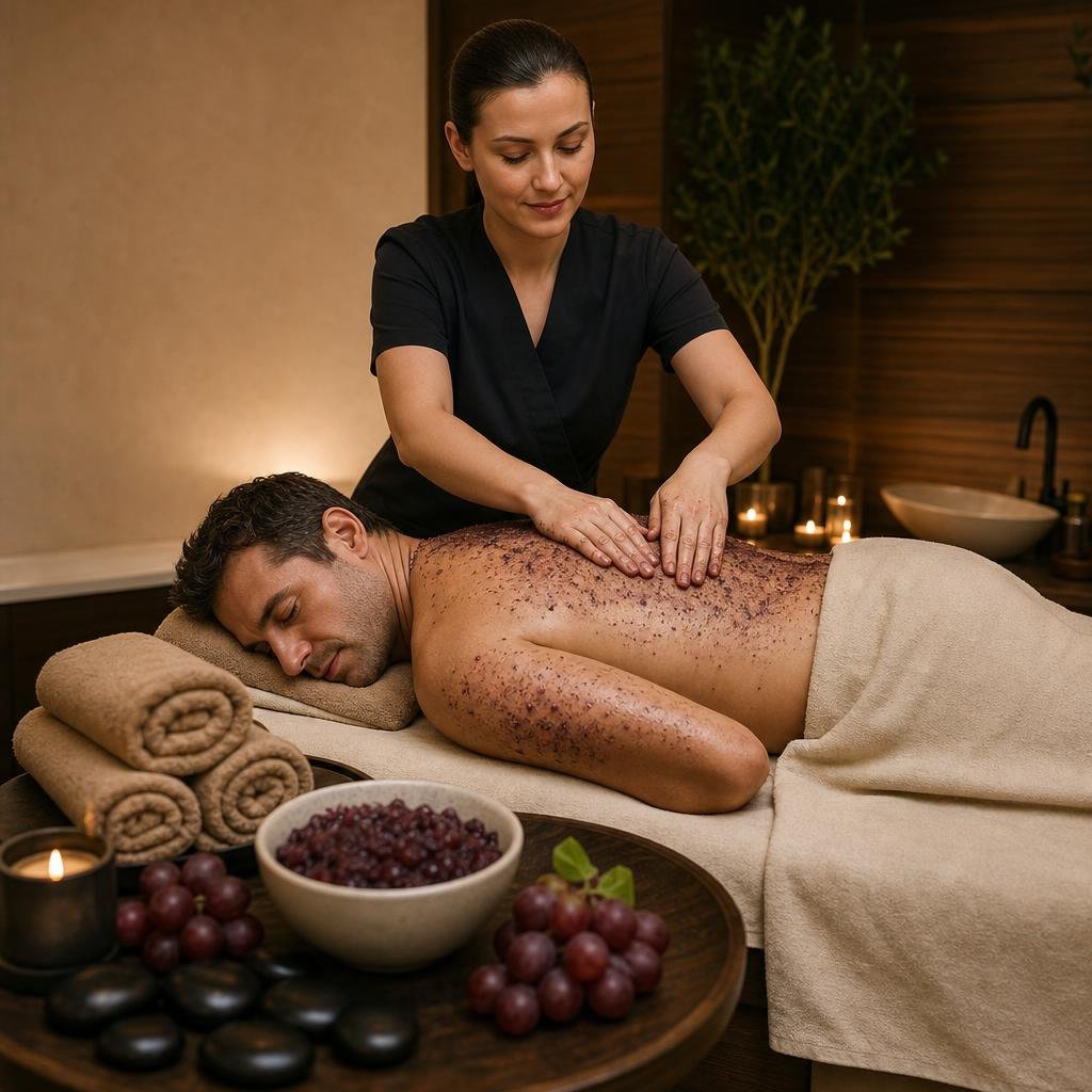 body scrub treatment at Relax Body Spa Bellandur